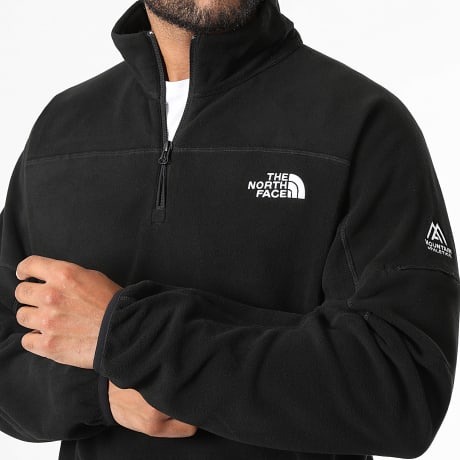 The North Face - Sweat Polaire Col Zippé Mountain Athletics A8J8P Noir