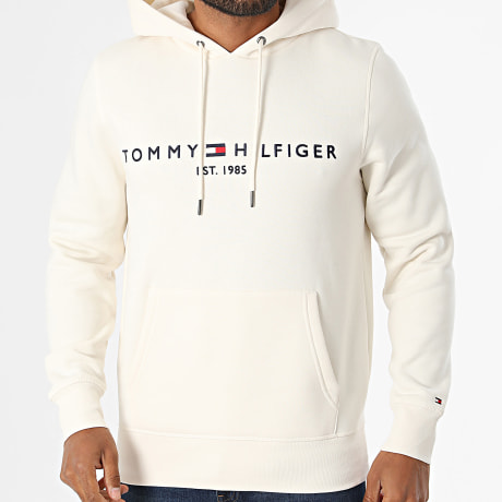 Tommy Hilfiger - Sweat Capuche Tommy Logo 1599 Beige Clair