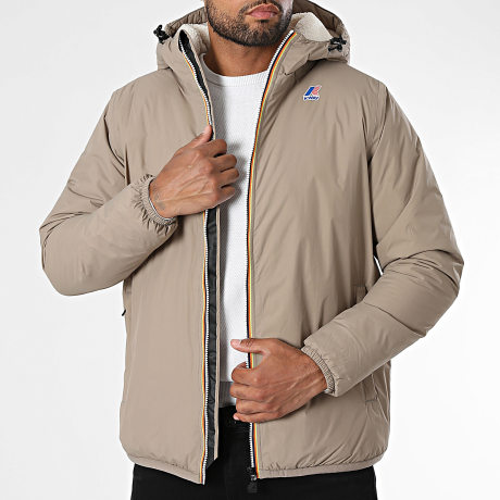 K-Way - Hooded Parka Le Vrai 4.0 Claude Orsetto K21515W Beige