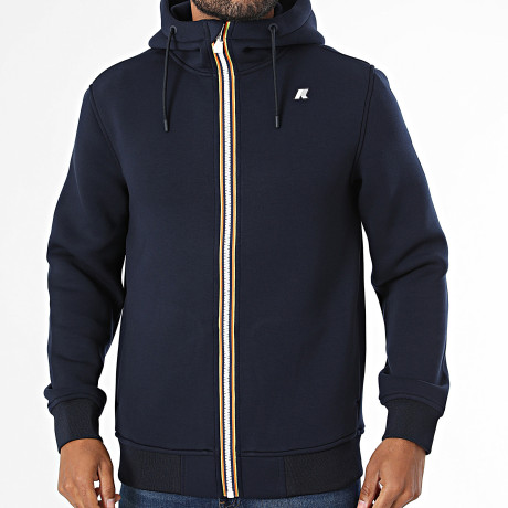 K-Way - Hoodie Zipped Hood Rainer Spacer K2141DW Navy Blue