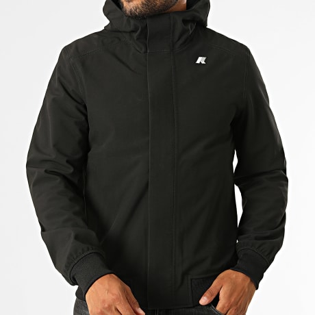 K-Way - Windbreaker Zipped Hood Joachim Bonded K3135KW Black