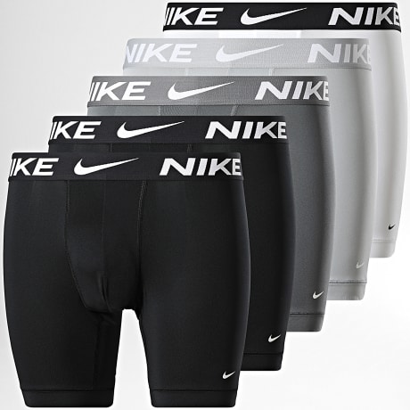 Nike - Lot De 5 Boxers Dri-Fit KE1320 Noir Gris Blanc