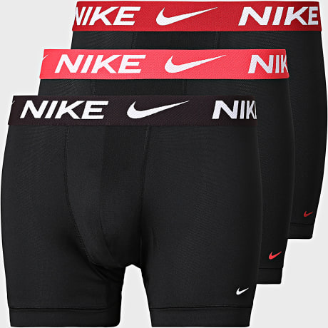 Nike - Lot De 3 Boxers Dri-Fit ADV Elite Breathe KE1225 Noir Rouge Bordeaux