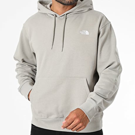 The North Face - Sweat Capuche Relaxed Fit Essenital Terry A8FX9 Gris