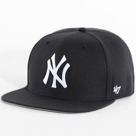 '47 Brand - Sneaker Snapback NY Yankees NSHOT17WBP Schwarz Weiß