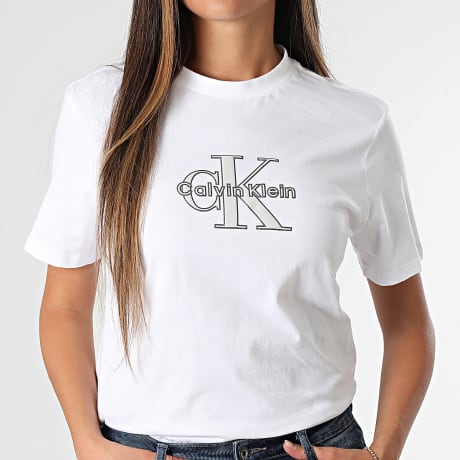 Calvin Klein - T-Shirt Frau 7H800 Weiß