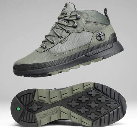 Timberland - Botas Field Trekker Mid Lace A6DPS Gris Oscuro Verde Helcor