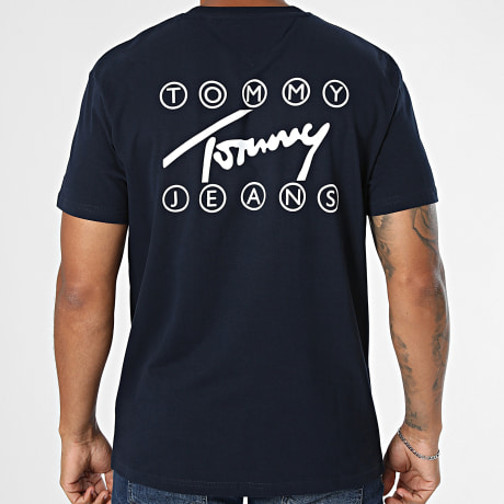 Tommy Jeans - Tee Shirt Signature Play 3598 Bleu Marine