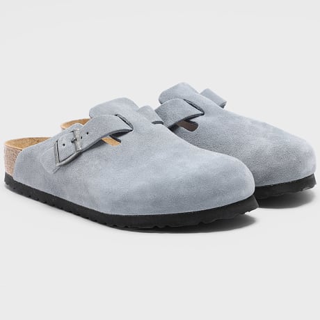 BIRKENSTOCK - Sandale Boston BS Steinblau