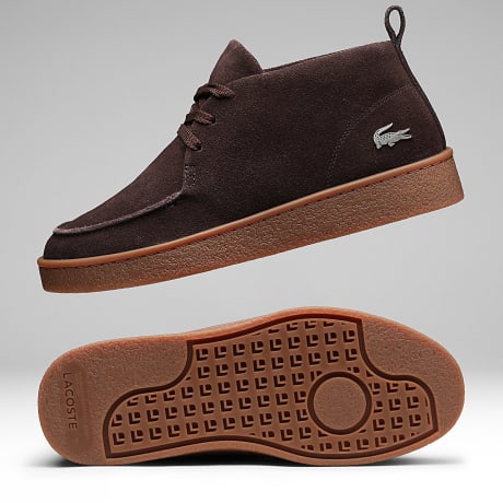 Lacoste - Chaussures Baseshot Chukka 2252 Dark Borwn Gum
