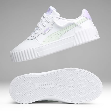 Puma - Baskets Femme Carina 3.0 JR 401476 White Sage Glow