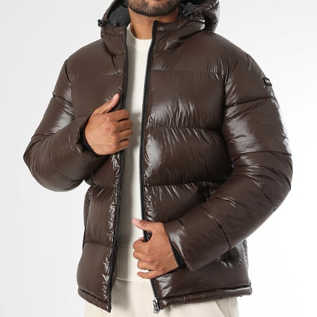 Schott NYC - Donsjas met capuchon Columbus Bruin