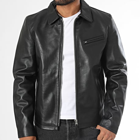 Schott NYC - Leren jas met rits LC952W26 Zwart