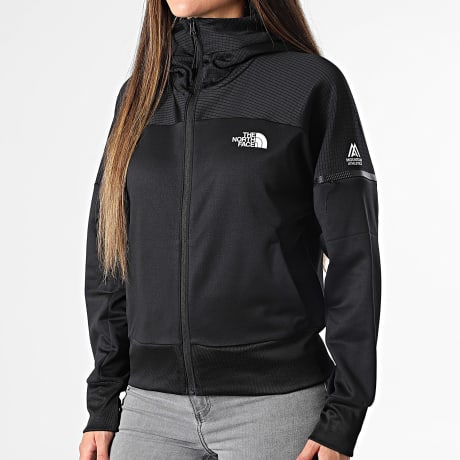 The North Face - Giacca con cappuccio con zip Donna Fz Fleece 2.0 A8J99 Nero