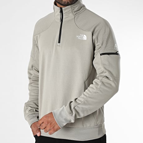 The North Face - Sweat Col Zippé Fleece A8J82 Beige