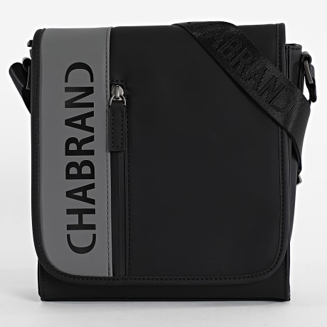 Chabrand - Bolsa carteiro 84023 Preto Cinza Claro