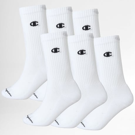 Champion - Pack of 6 Pairs of Socks C20173 White
