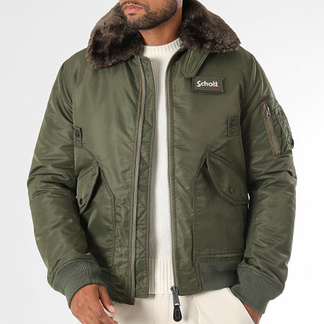 Schott NYC - Bomberjas Airstonx Groen Kaki