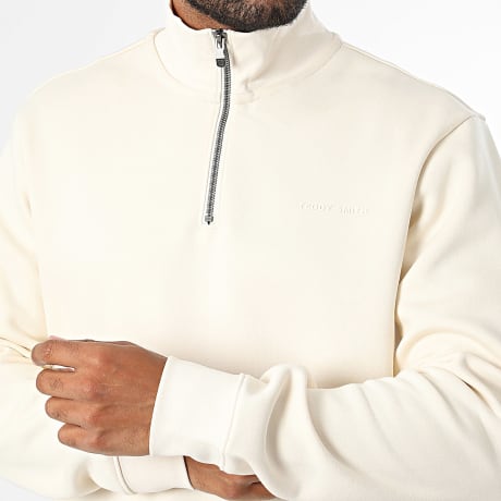 Teddy Smith - Sweat Col Zippé Loan 10818601D Lichtbeige