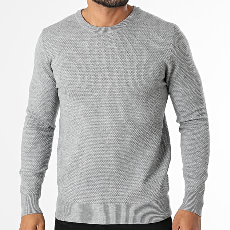Classic Series - Pull Texturé 678 Gris