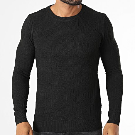Classic Series - Pull Texturé 921 Noir