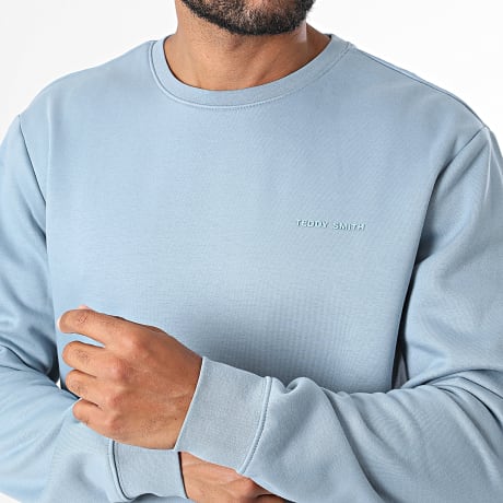 Teddy Smith - Hoodie Crewneck Nark 10816922D Licht Blauw