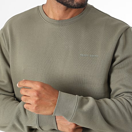 Teddy Smith - Hoodie Nark 10816922D Kaki Groen