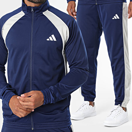 Adidas Sportswear - Ensemble De Survetement Colorblock KH2728 Bleu Marine Gris