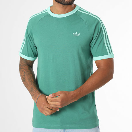 Adidas Originals - Tee Shirt A Bandes 3 Stripes KZ1204 Vert