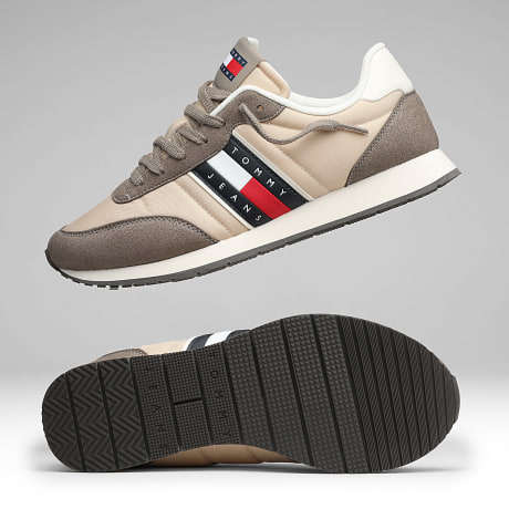Tommy Jeans - Baskets Classic Runner 1709 Taupe Clay