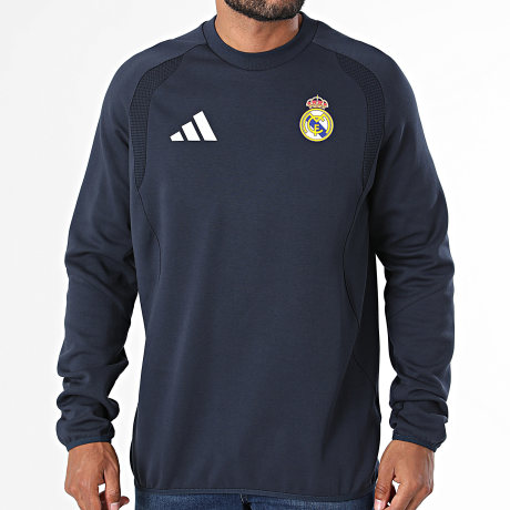 Adidas Sportswear - Sweat Crewneck Real Madrid Tiro Travel KG2966 Bleu Marine