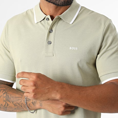 BOSS - Polo korte mouwen Parlay 190 50494697 Lichtgroen