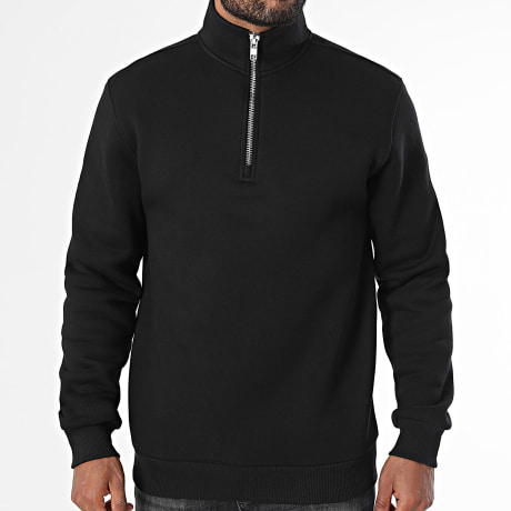 Classic Series - Sweat Col Zippé 897 Noir
