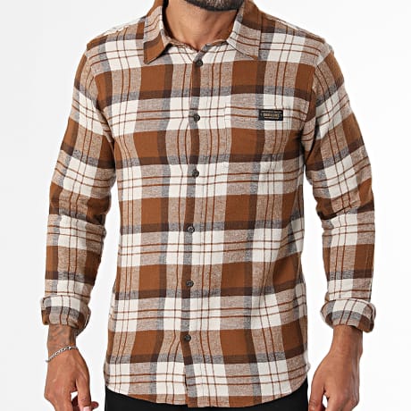 Deeluxe - Camisa de Manga Comprida Warno 06V4851M Castanho Bege