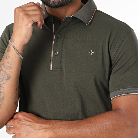 Deeluxe - Polo de Manga Corta Slate 06V2104M Verde Kaki