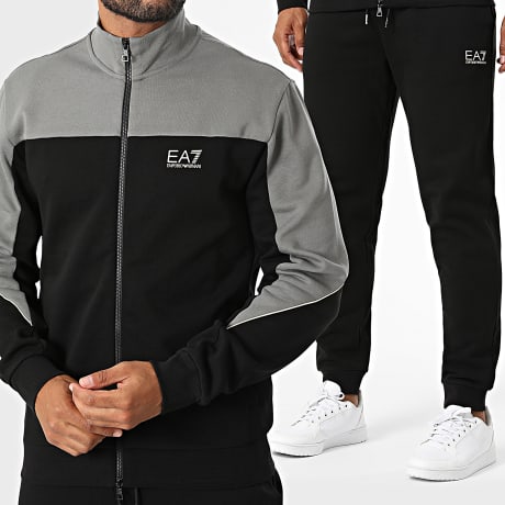 EA7 Emporio Armani - Ensemble De Survêtement 7M002405-AF10377 Noir Gris Anthracite