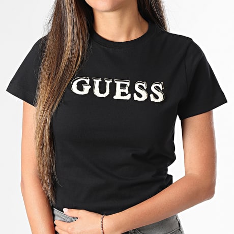 Guess - T-Shirts Dames V6BI06-K6273 Zwart