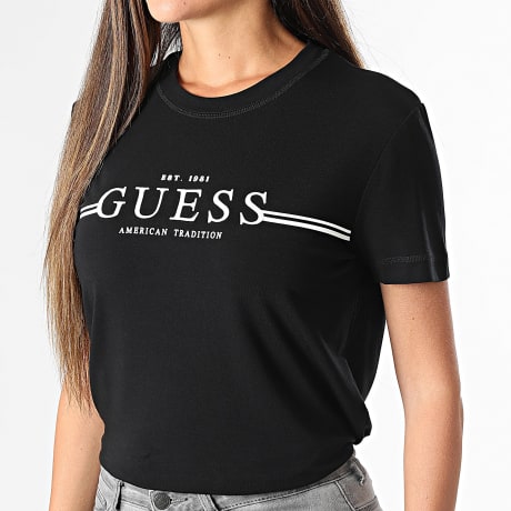 Guess - T-Shirts Dames V6BI15-K6743 Zwart