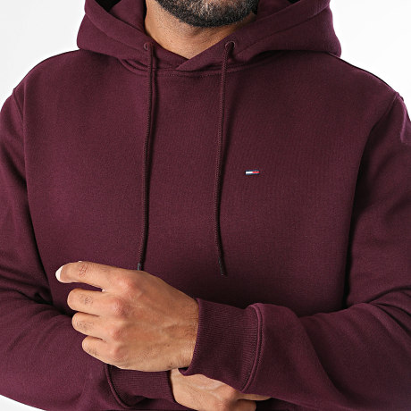 Tommy Jeans - Sweat Capuche Flag 0742 Violet Foncé