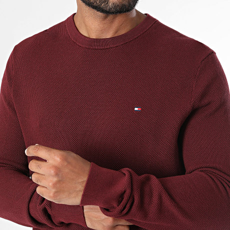 Tommy Hilfiger - Pull Essential Structure 6347 Bordeaux