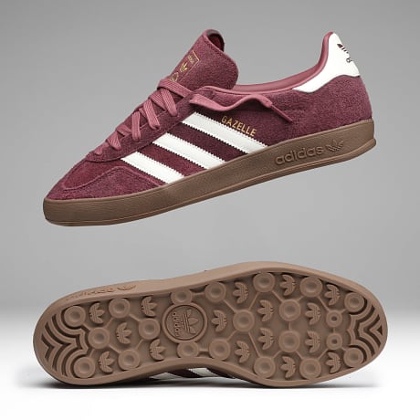 Adidas Originals - Baskets Gazelle Indoor KH9706 Maroon Off White Burgundy