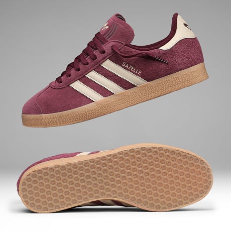 Adidas Originals - Baskets Gazelle KJ7685 Maroon Khaki Three Gum 4