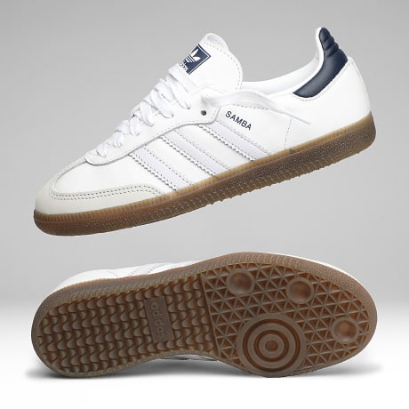 Adidas Originals - Baskets Femme Samba OG W KJ7527 Footwear White Frozen Purple Night Indigo