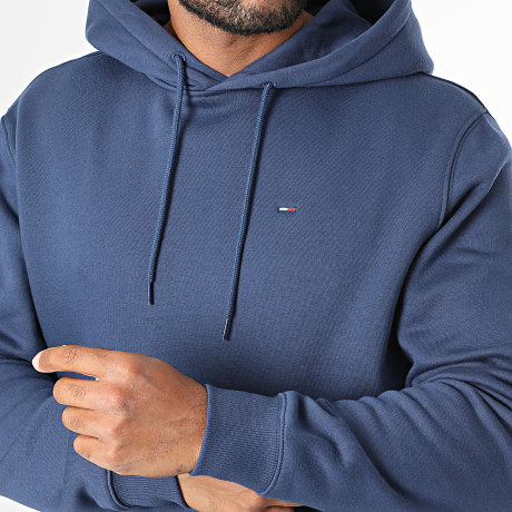 Tommy Jeans - Sweat Capuche Flag 0742 Bleu