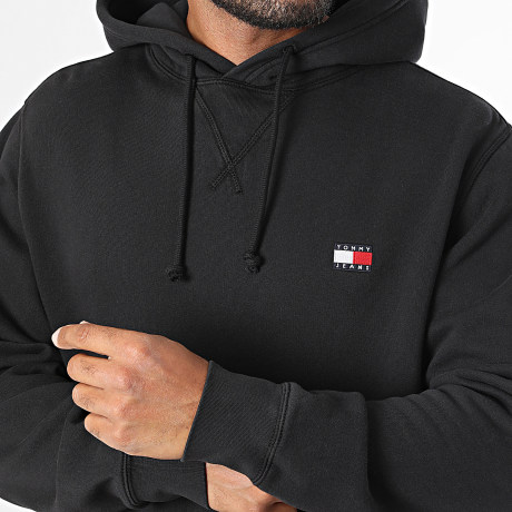 Tommy Jeans - Sweat Capuche Badge 3606 Noir