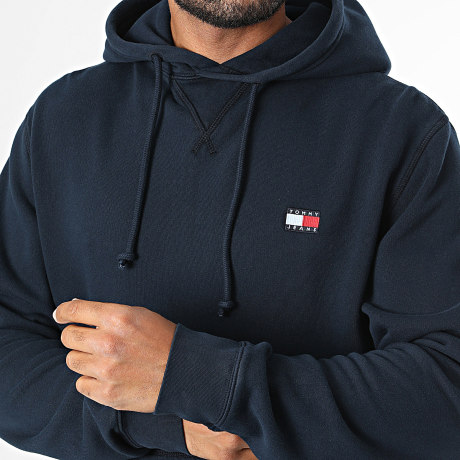 Tommy Jeans - Sweat Capuche Badge 3606 Bleu Marine