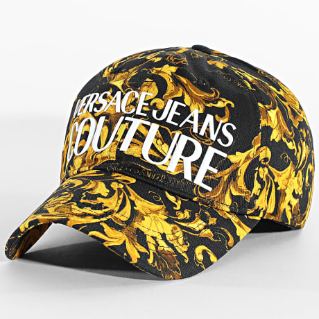 Versace Jeans Couture - Casquette 79GAZK10-ZG386 Noir Jaune