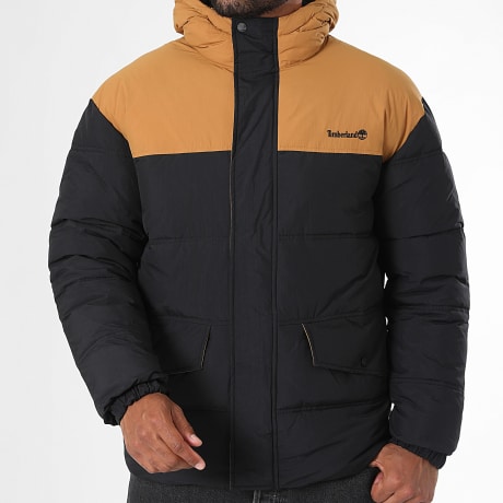 Timberland - Doudoune Capuche Zippée 0YH71 Noir Camel