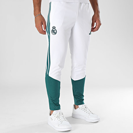 Adidas Sportkleding - Broek Jogging Met Strepen Real Madrid KZ3074 Wit Groen