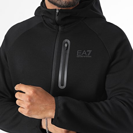 EA7 Emporio Armani - Veste Zippée Capuche 7M002517-AF20845 Noir